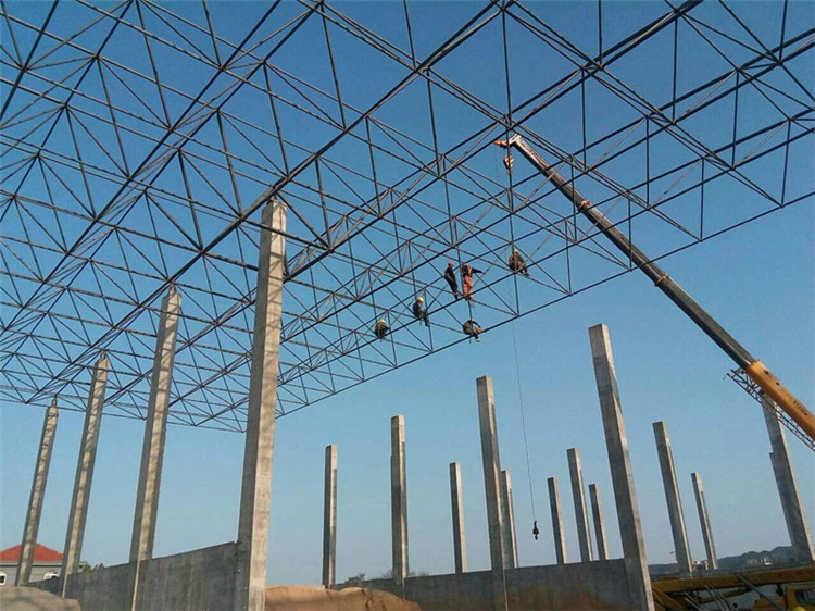 广安加气站钢结构网架案例10